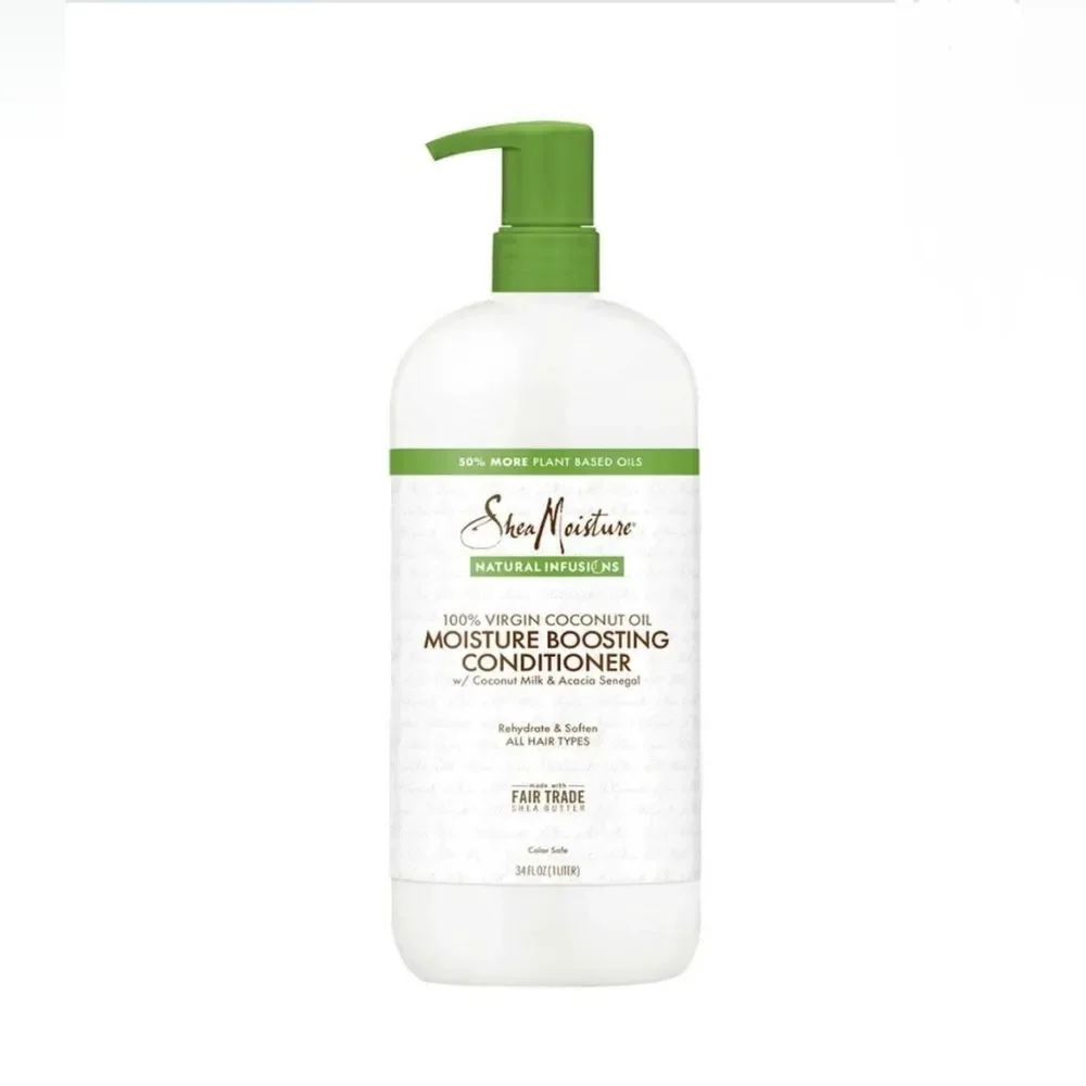 SHEA Moisture Moisture Boosting Conditioner Coconut Oil All-Hair-Types 34 oz